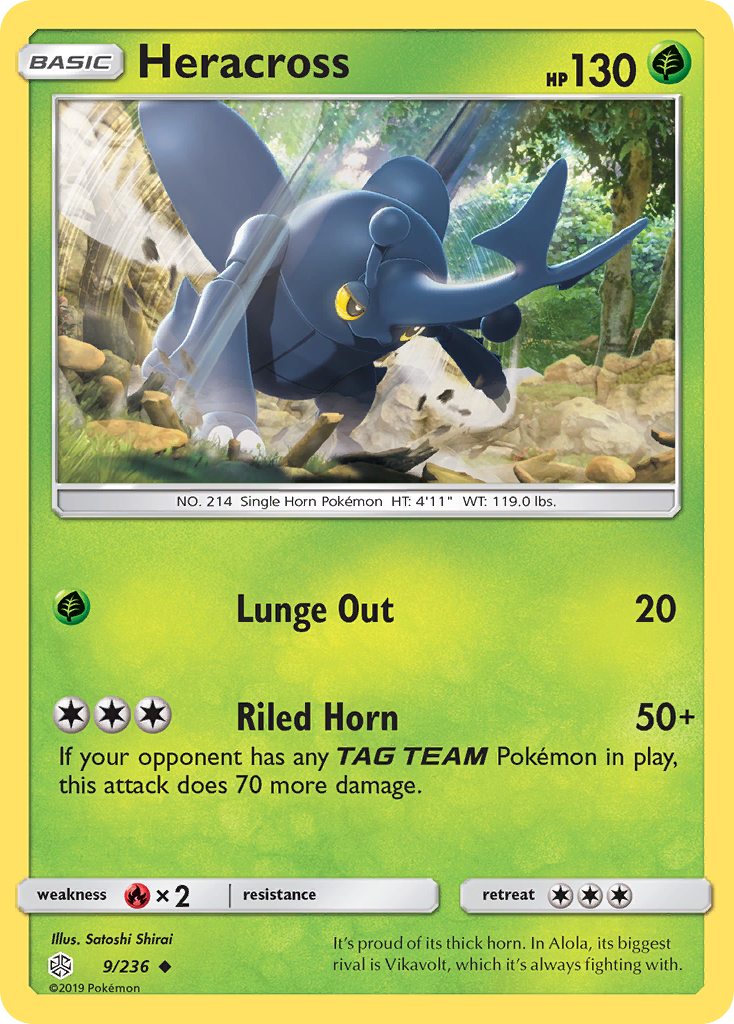 Cosmic Eclipse Heracross #9/236